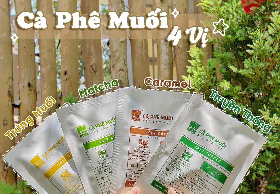 Cà Phê Muối 4 hương vị