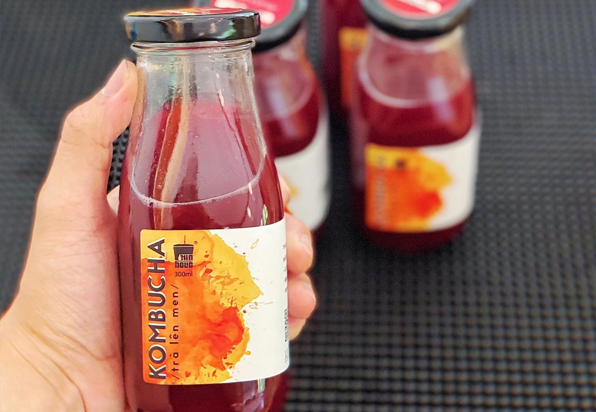 Kombucha giải khát mùa hè